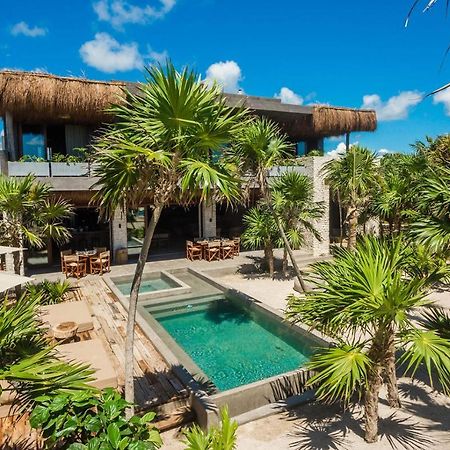Beachfront Villa In Tankah Bay トゥルム エクステリア 写真