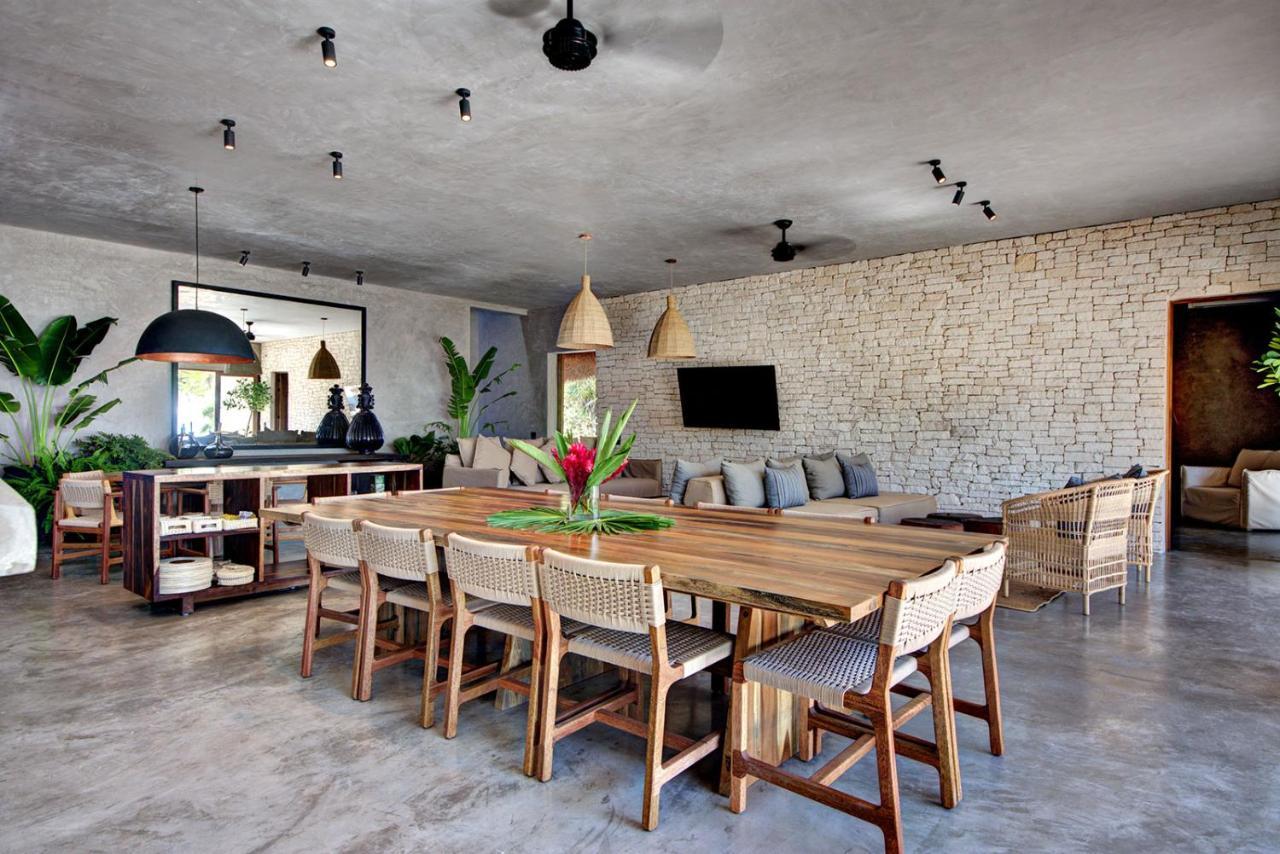 Beachfront Villa In Tankah Bay トゥルム エクステリア 写真