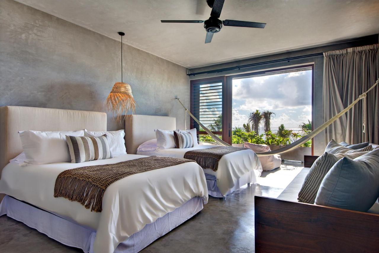 Beachfront Villa In Tankah Bay トゥルム エクステリア 写真
