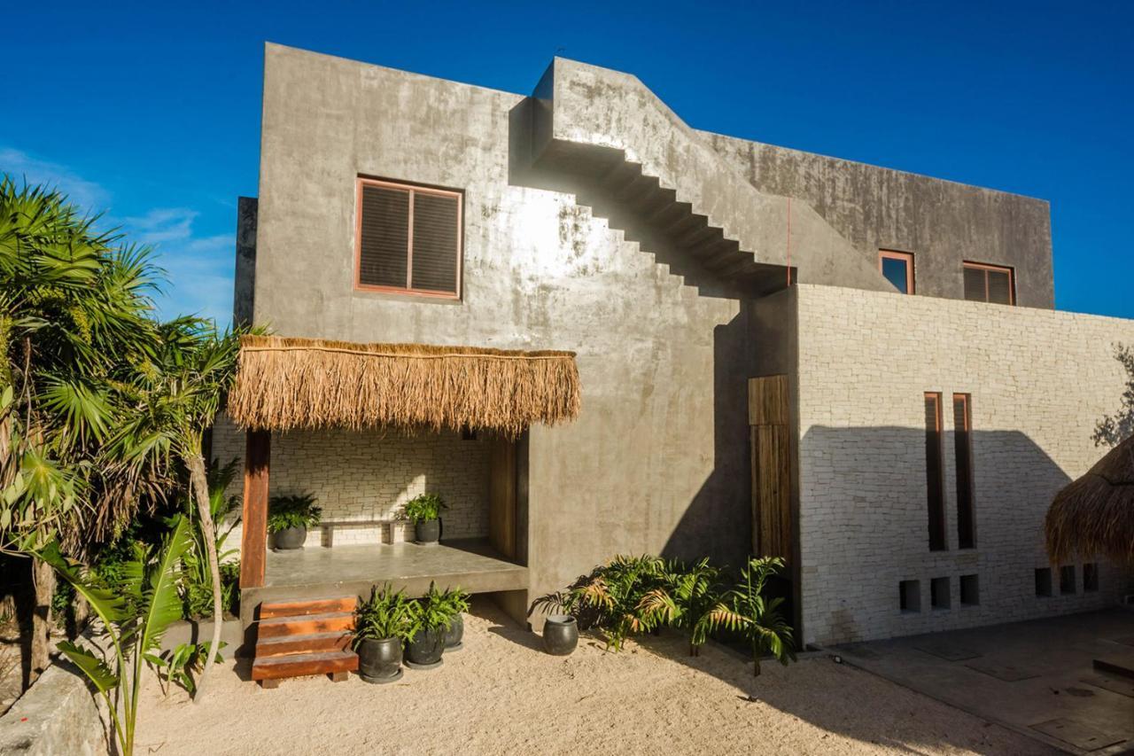 Beachfront Villa In Tankah Bay トゥルム エクステリア 写真
